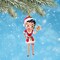 Kurt S. Adler 4.25 In Betty Boop W/ Milk & Cookies Christmas Tree Ornament , Mrs Claus Waitress Christmas